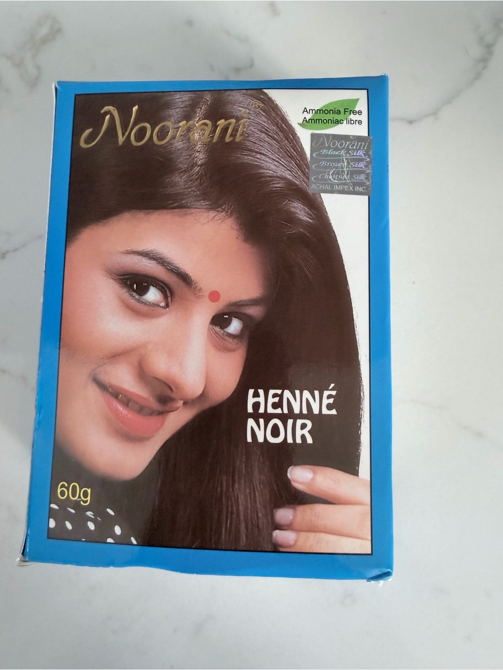 8 pouches of Black Henna Hair Color